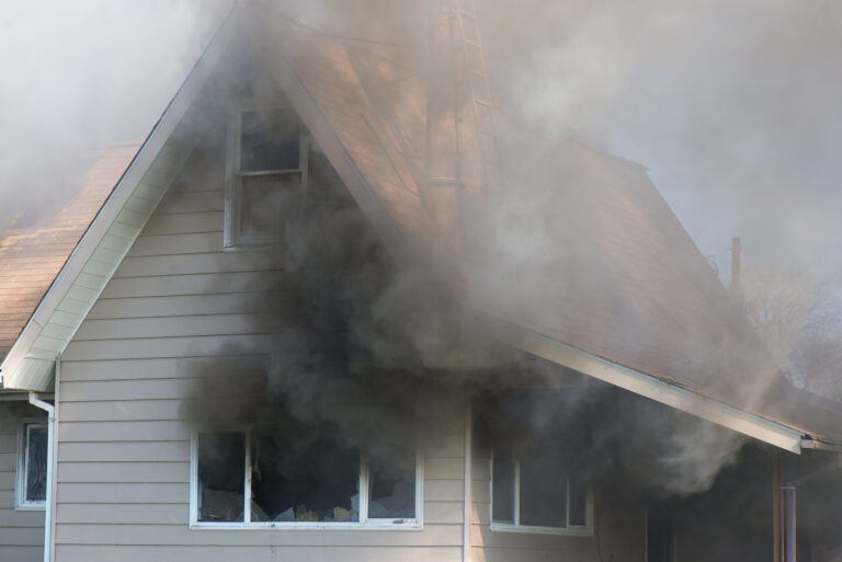 smoke damage in home